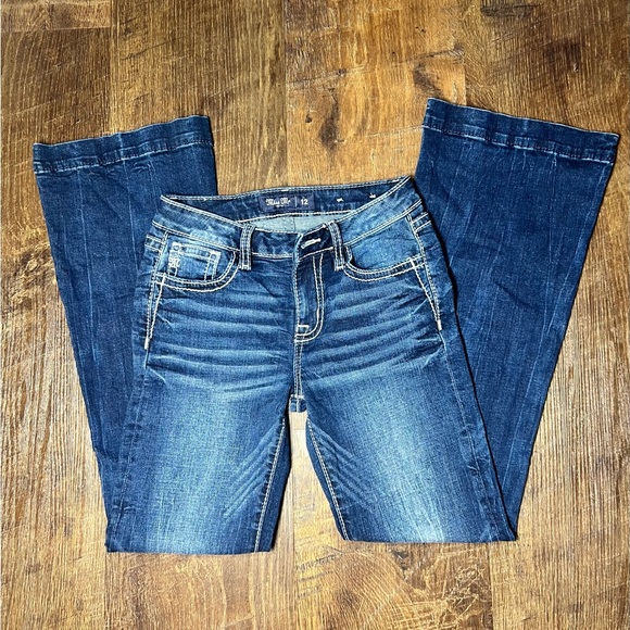 Girls Miss Me Mid-Rise Denim Trousers - Picture 7 of 7